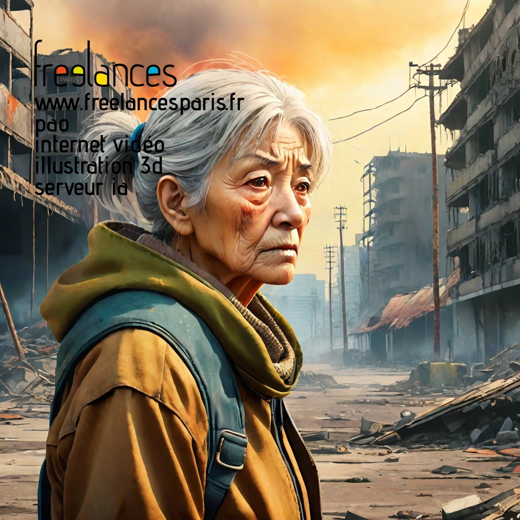 Pao mise en page internet vidéo illustration 3d serveur IA générative AI freelance paris studio de création magazines PSTOWT10